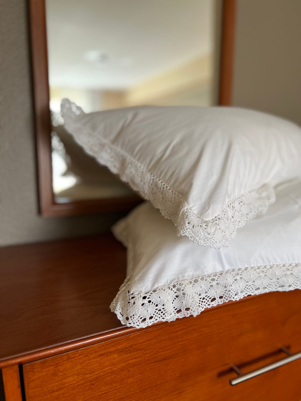 Crochet Clouds Lace Pillow Cases