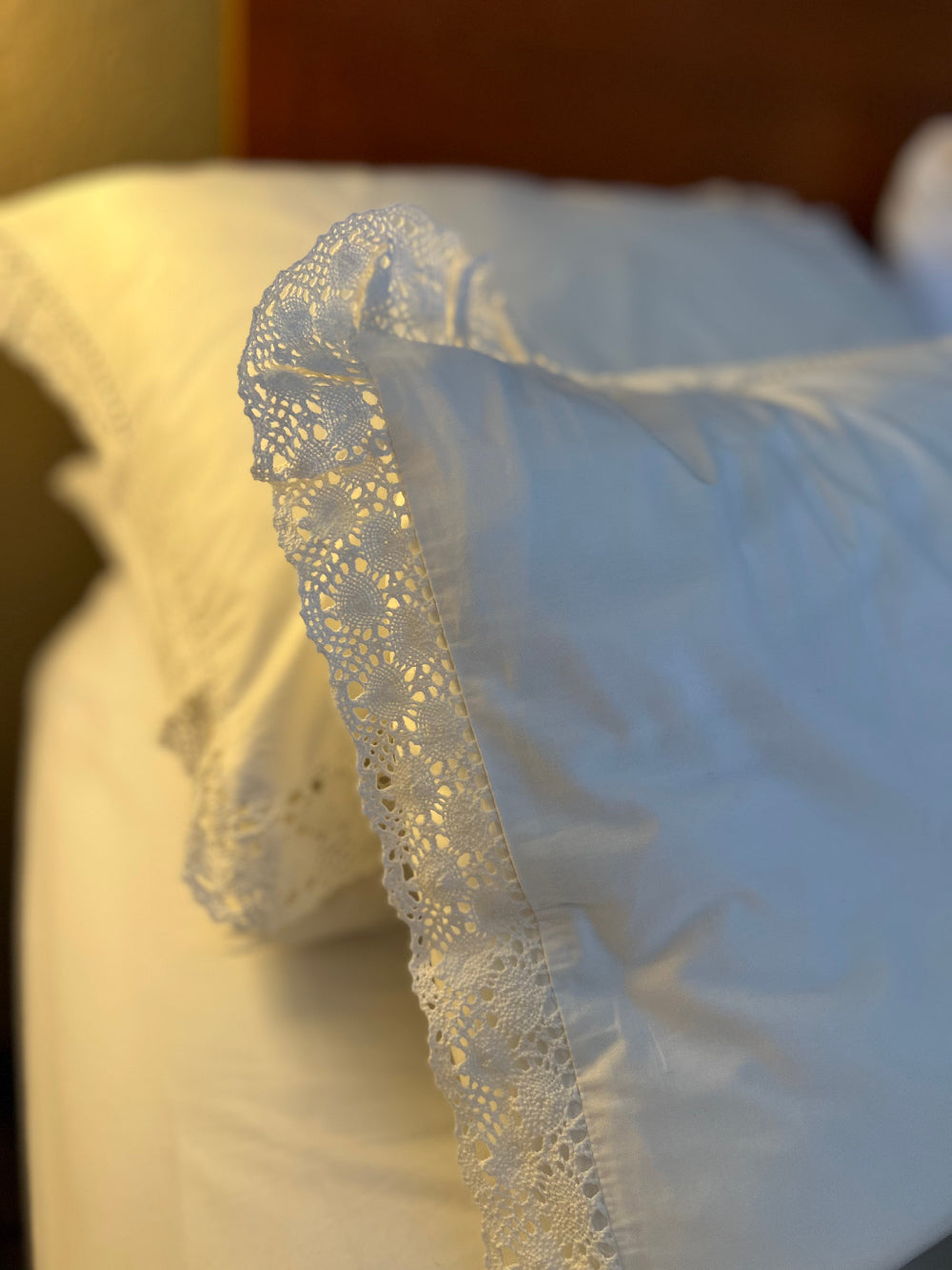 Crochet Clouds Lace Pillow Cases