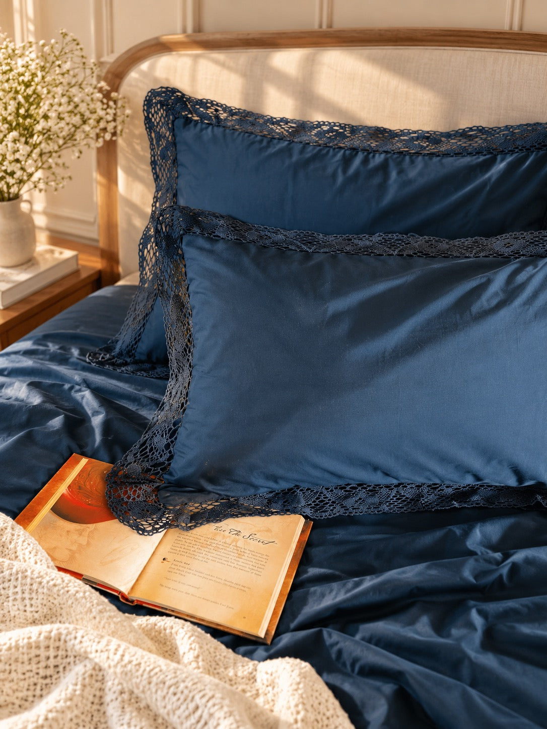 Navy Pillow Cases